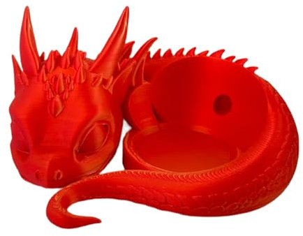 Hkfgdjdl Dragon Stand,3D Printed Dragon Stand for 4/5, 3D Printed Speakers Holder Desktop Decoration