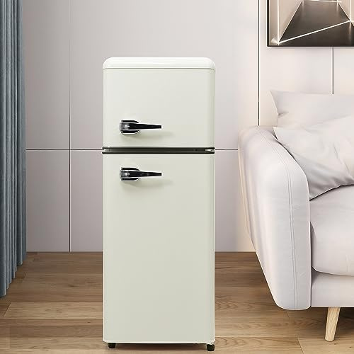 Frigorífico-congelador combinado, mininevera, 92 litros de volumen total, 28 litros de congelador, clase de eficiencia energética D, 116 kWh al año, -27 °C ~ 13 °C,White