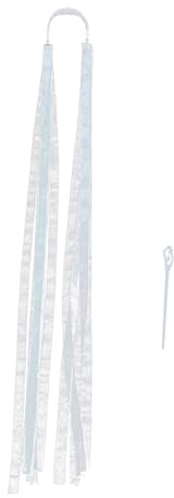 Healeved Eleganter Hanfu Haarschmuck Krone aus Kunstharz mit Chiffon Komfortabel und Einfach zu Stylen für Chinesische Feste und Brautfrisuren im Vintage Stil