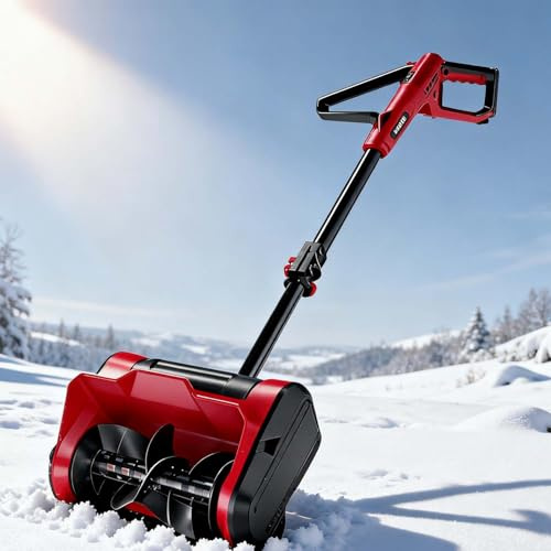 CUTANGELAR Getta Neve Senza Fili, Pala Per Neve 20V Senza Fili, Design Leggero 3.6 Kg E Manico Ergonomico, Pulisce Efficientemente Decks, Verande E Scale.