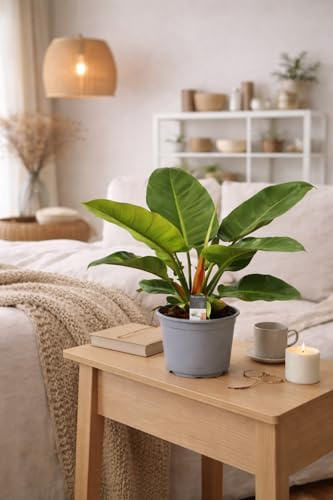 Philodendron Imperial Green – Immergrüne Zimmerpflanze ca. 40 cm | Baumfreund Philodendron | Pflegeleicht, luftreinigend & dekorativ für Wohn- & Arbeitsräume