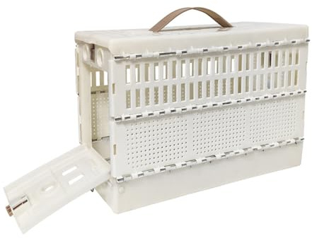 ZYHARUKO Jaula de ejercicio compacta para palomas con marco de metal reforzado para transporte y entrenamiento de aves múltiples, caja de liberación de palomas para exteriores e interiores