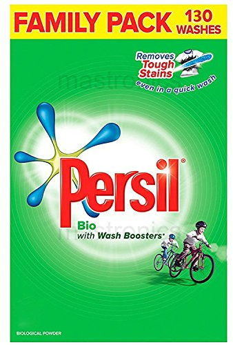 Persil Family Size Bio Washing Powder - 130 Washes - Laundry Cleaning Detergent - Cleans Tough Stains Even in a Quick Wash.