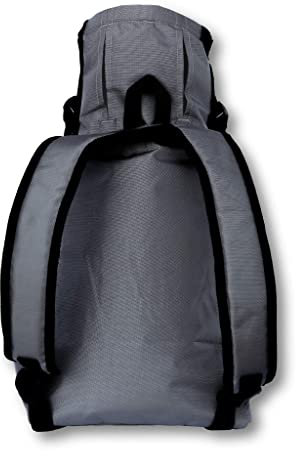 K9 Sport Sack Trainer | Hunde Tragetasche Hunderucksack für kleine und mittelgroße Tiere | Vorwärts gerichteter Verstellbarer Hunde Tragerucksack | Tierärztlich zugelassen (Medium, Irongate)