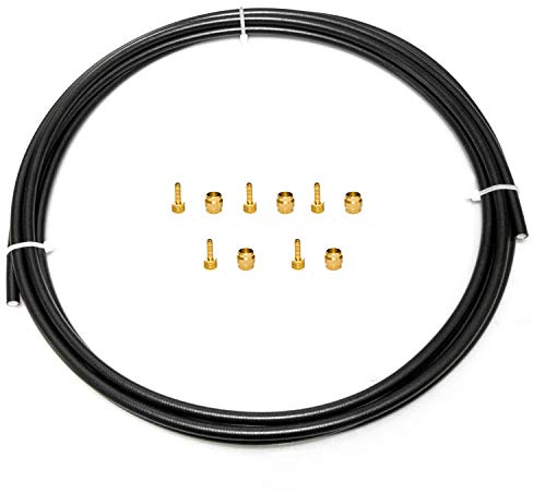 Farbetter 3000mm Bicycle Hydraulic Disc Brake Hose Kit for SRAM Avid Universal Including 5 Pairs of Olive and Connecting Insert