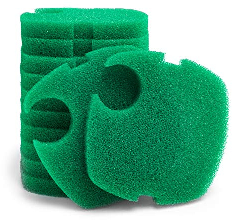 LTWHOME Coarse Foam Pads Fit for All Pond Solutions 1000EF+ Aquarium External Fish Tank Filter (Pack of 12)