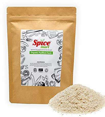 Organic Psyllium Husk | Plantago Ovata | Isabgol A* Grade Certified by Soil Association Free UK P&P (200g)