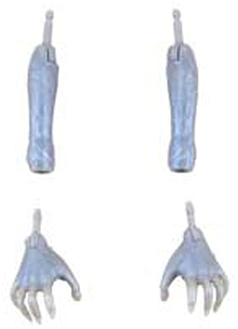 Ersatzhände und Arme für Monster High Boo York Ghoulfriends Mouscedes Puppe ~ CHW61 ~ Blau – silberfarben