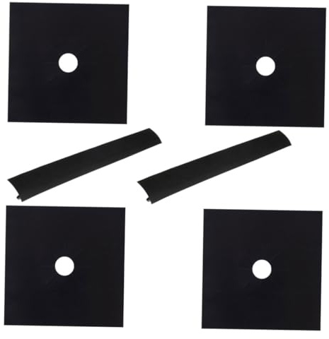 Homoyoyo 4pièces Plaques De Protection Pour Plaque De Cuisson à Gaz Réutilisables Et Résistantes Pour Four Bandes Adhésives Pour Joints De Cuisinière