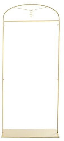 LANNADD Kleiderständer, Brautkleid Kleiderständer Kleiderstange Kleiderhalter, Garderobenständer Metall Hochzeitskleid Display Kleidung Regale Geeignet für Zuhause Bekleidungsgeschäfte - Gold