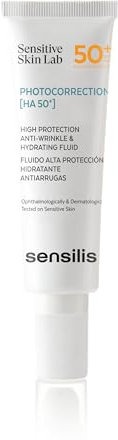 Sensilis - Photocorrection HA, Crema Solar Facial SPF50+, 50 ml
