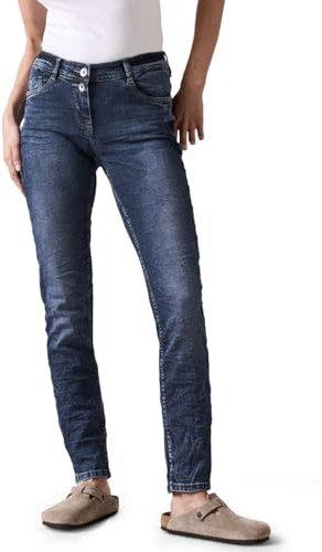 Jeans Ledig Passform, Mellanblå Tvätt, 34W x 32L