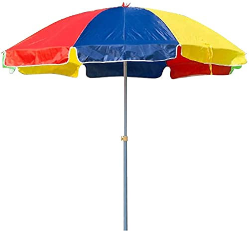Ombrelloni da Esterno Tettoia da Esterno Ottagonale in Acciaio Poliestere Parasole per Spiaggia/Piscina/Patio Tenda da Spiaggia Ombrellone,Multicolour-220cm