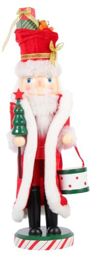 KONTONTY Casse-Noisette Décoration De Noël Casse-Noisette De Noël Figurine en Bois Artisanale pour De Noël