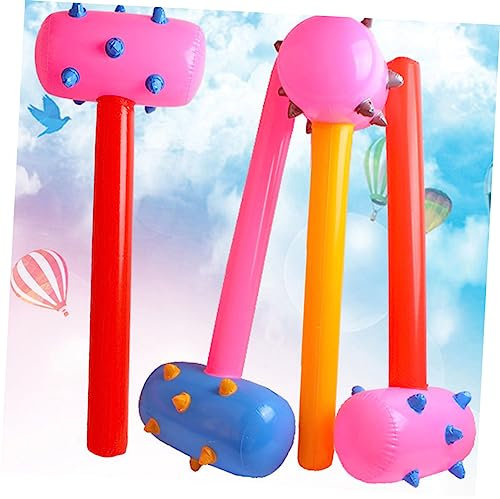 KOMBIUDA 2stücke Aufblasbarer Hammer Aus Pvc Kinderhammer Spielzeug Aufblasbares Spielzeug Für Junge Mädchen Spielzeughämmer Zum Aufblasen Lustige Party Requisiten Für Zuhause Und Ktv