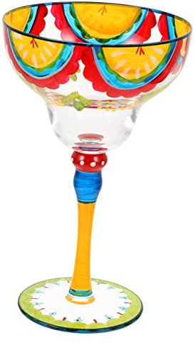 Mikinona Handbemaltes Margarita-glas Aus Kristallglas Dekorative Glaswaren Für Partys Hochzeiten Bar Und Zuhause Für Cocktails Saft Und Mehr