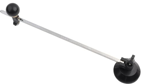 Glasschneider, 6-Rad-Zirkel, Kreisschneider mit Saugnapf, für Kreisbastler, Professioneller Zirkelgriff (60CM)