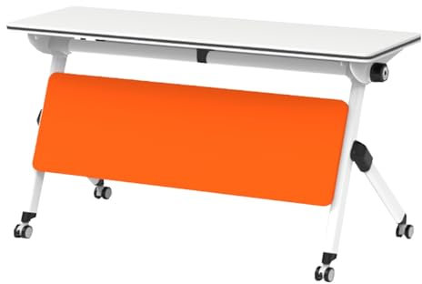 Klappbarer Konferenztisch Groß Mobiler Büro-Schulungstisch Besprechungstisch Rollender Langer Klapptisch Trainingsbesprechungstisch Für Büro, Konferenzräume, Klassenzimmer(40cm)