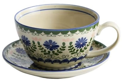 Tazzine da caffè e piattini Tazze da Colazione per la casa Tazze da tè con Fiori Tazzine da caffè Vintage Piattino Tazze da Latte Art Tazze da tè in Ceramica Regali di Compleanno