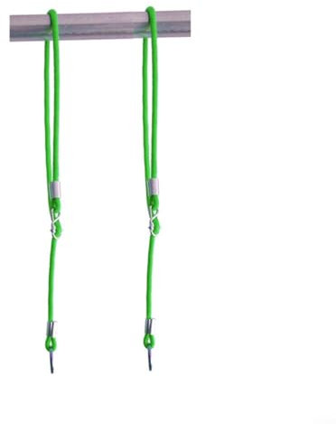 Sumsoctober Verstellbare Baumschaukelseile, 110 bis 180 cm, Verlängerungsgurte, Baumschaukel, Hängegurt, Outdoor-Spielplatz-Zubehör, 2 Stück (grün)