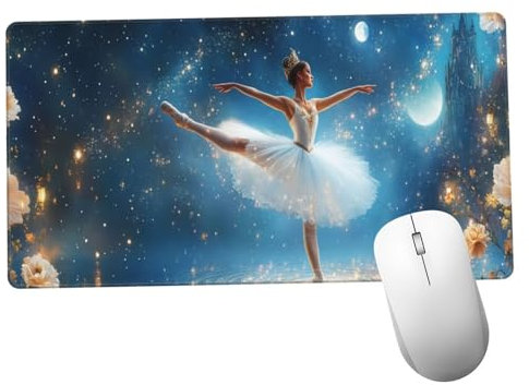 Azul Alfombrilla Ratón 1400x600x3mm Alfombrilla Raton XXL Grande con Base de Goma Antideslizante, Lavable, Accesorios Gaming Sexy, Ordenador Gamer Regalos, Mouse Pad Gaming Mejora La Velocida Y172