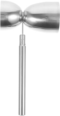 TOYANDONA Jigger de Acero Inoxidable de Doble Cara Taza Medidora Profesional para Cócteles Herramienta Precisa para Bartenders y Uso Doméstico