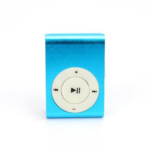 Ghzste Mini lettore MP3, lettore multimediale digitale portatile, lettore MP3 USB2.0 da 3,5 mm con supporto a clip, scheda di memoria di supporto per corsa, ciclismo, escursionismo, (b)