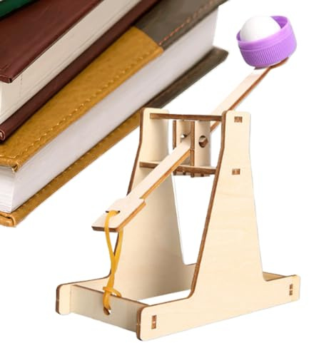 Catapult Building Set - Catapult Kit For Children, Wooden Physical Experimentation Building Set | Educational Engineering Toy For Students - Sciventive Project