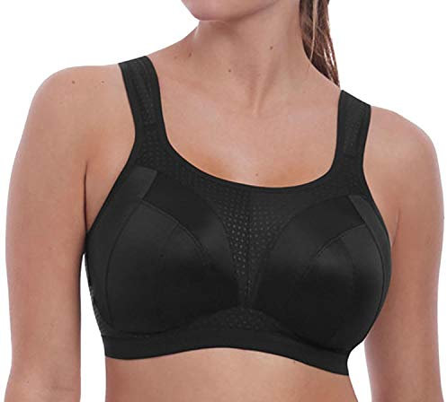 Freya Women's Dynamic Soft Sports Bra, Opaque, Jet, 34J US