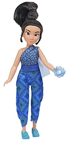 Disney Raya und der letzte Drache Junge Raya und Kumandrablume, Puppe mit Licht und Sound, Musikspielzeug für Kinder