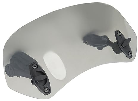 Suuonee Motorrad Windschutzscheibe, universell Verstellbarer Clip On Windschutzscheibe Windabweiser Windschutzscheibe Zubehör für Motorrad Tawny