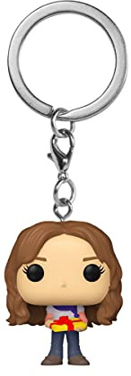 Funko Pop! Keychain: Harry PotterHoliday - Hermione Granger Potter 1 - Hermine Granger - Neuartiger Schlüsselanhänger - Vinyl-Minifigur Zum Sammeln - Strumpffüller - Geschenkidee - Movies Fans