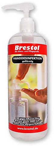 HANDDESINFEKTION Gel 1000 ml + 1x Dosierpumpe Desinfektionsmittel für Hand Haut Hände Desinfektion Händedesinfektion Desinfektionsgel Geldesinfektion gelförmig