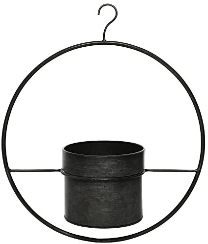 zeitzone Hängetopf für Pflanzen Metall Blumentopf Hängend Blumenampel Draußen Balkon