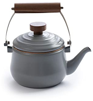 Barebones Emaille Teapot/Theepot - Stone Grey