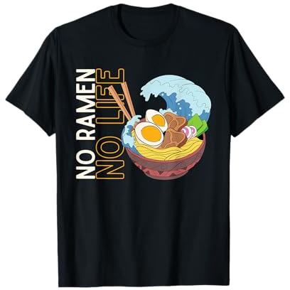 Japon Animé Bol De Nouilles Cuisine Japonaise Drôle Ramen T-Shirt