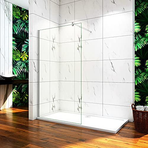 Aica Sanitär 100cm Duschabtrennung Duschwand Duschtrennwand 8mm Nano Glas Duschabtrennung H200cm