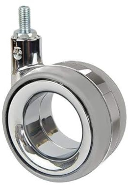 der ROLLENDE SHOP - Lenkrolle mit Gewindestift M10 75 mm Polyurethan Grey KOO EVO