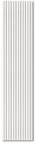 KAISER plastic® Akustikpaneele | Farbe: weiß | Wandpaneele in verschiedenen Formaten | Deko Wohnzimmer | Wanddeko in Pastellfarbe | Akustik Paneele Wand | Lamellenwand (240 x 60 cm - 2STK.)