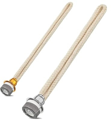 Wondora 2 Stück Docht für Berger Duft Öllampe - Ersatzlampe für katalytische Lampen, Luftverbesserung und Aromatherapie - 13-18 mm
