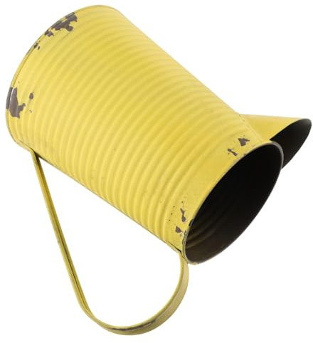 MOTHNUR Jarrón Vintage De Metal Decoración Rústica para Flores Secas y Artificiales para Cocina Patio y Bodas