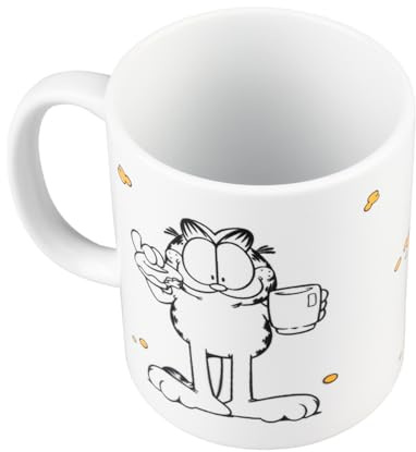 Grupo Erik | Mug Garfield | Idée Cadeau Original Geek | 350 ml, Tasse en Céramique, pour Café, Thé ou Chocolat Chaud, Cadeau Original