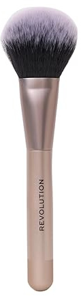 Revolution Bake It Easy Powder Brush, Pinceau poudre multifonction pour produits libres ou compacts, végane