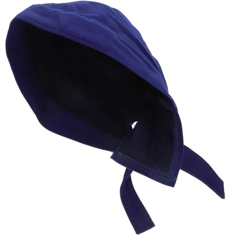 SHINEOFI Casquette de Soudure Coton Ignifuge Orange Bandana de Travail Ajustable Protection Anti-poussière et Anti-brûlure pour Soudeurs et Chantier