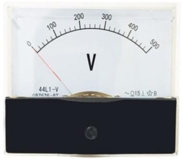 Amperometro analogico Voltmetro AC 44l1-v ac10v 15V 20V 30V 50V 100V 150V 250V 300V 450V 500V 600V 750V voltmetro puntatore 80 * 100mm for misurare singolo(AC 100V)