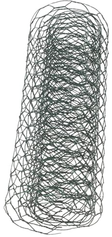 VALICLUD Malla de Alambre Verde Recubierta 06 MM Grosor 19 MM Abertura 03 X 1 M Resistente Hierro para Manualidades y Cercado de Jardín Adecuada para Arreglos y Protección Vegetal