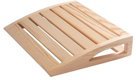 Oreiller de sauna en bois massif, coussin de soutien de la nuque pour bain de vapeur et bien-être, coussin de relaxation doux pour la peau pour adolescents et adultes, accessoire spa