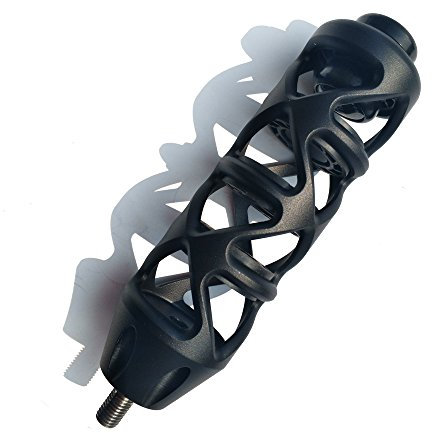 SHARROW Compound Bogen Stabilisator 5 Zoll Aluminium Vibrations Dämpfer Stoßdämpfer Bogen Dämpfung für Recurvebogen Verbundbogen(Schwarz)