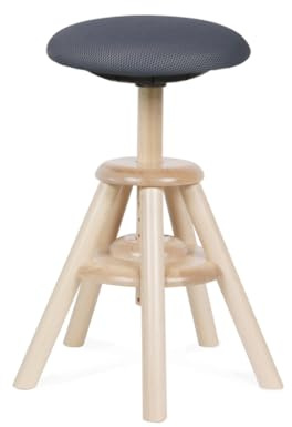 BALIMO Wood Bewegungshocker - Sitztrainer aus Holz - Beweglich sitzen