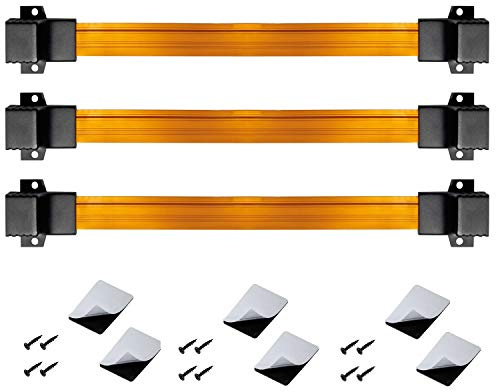 ARLI RJ45 Fensterdurchführung für 3 Flachkabel Netzwerkkabel inkl. 6 Klebepads + 12 Schrauben rj 45 Buchse Netzwerk Kabel LAN Patchkabel 3 Stück